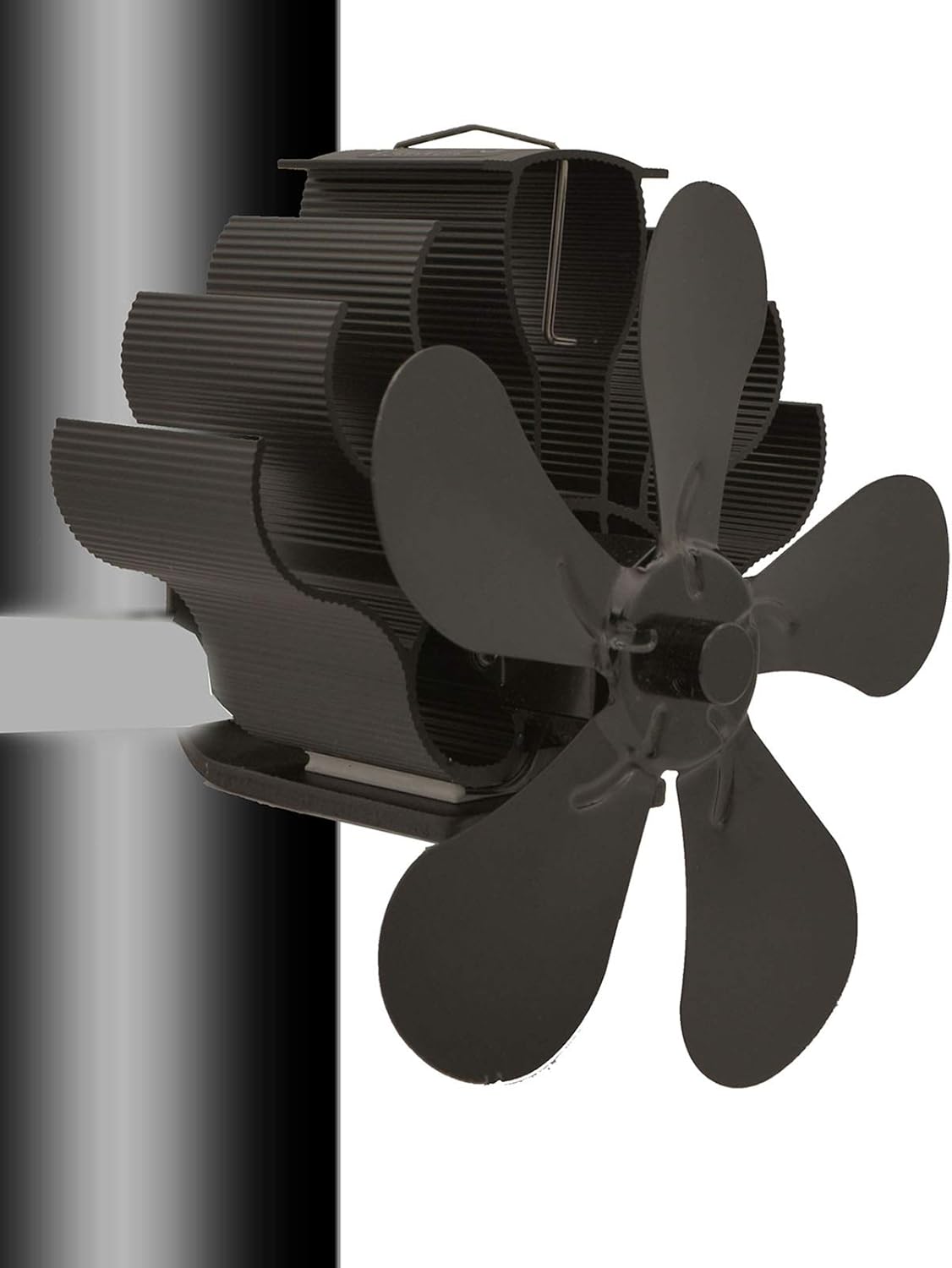 JOKBEN Ventilateur de poêle à 5 lames pour cheminée, chauffage à bois