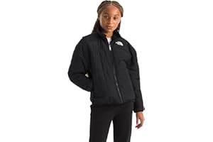 THE NORTH FACE Girls Reversible Shasta Full Zip Jacket | Puffer Coat With Synthetic Insulation, Fleece Lined, Water Repellent