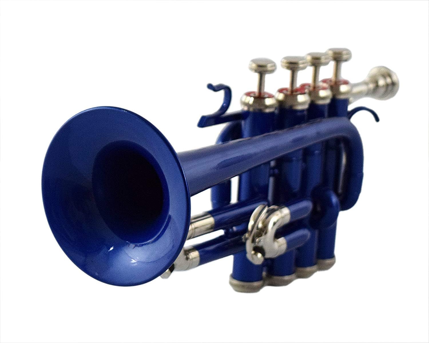 PICCOLO TRUMPET Bb PITCH BLUE LACQUERED WITH HARD CASE AND MP