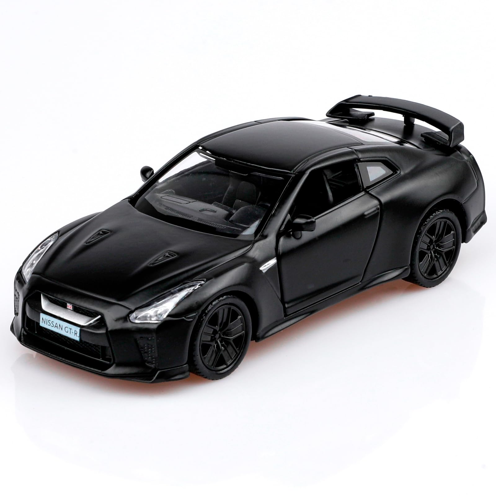 Photo 1 of 1/36 Scale Nissan GTR Diecast Model Cars,Pull Back Vehicles Nissan GTR R35 Toy Cars,Cars Gifts for Boys Girls Matte Black