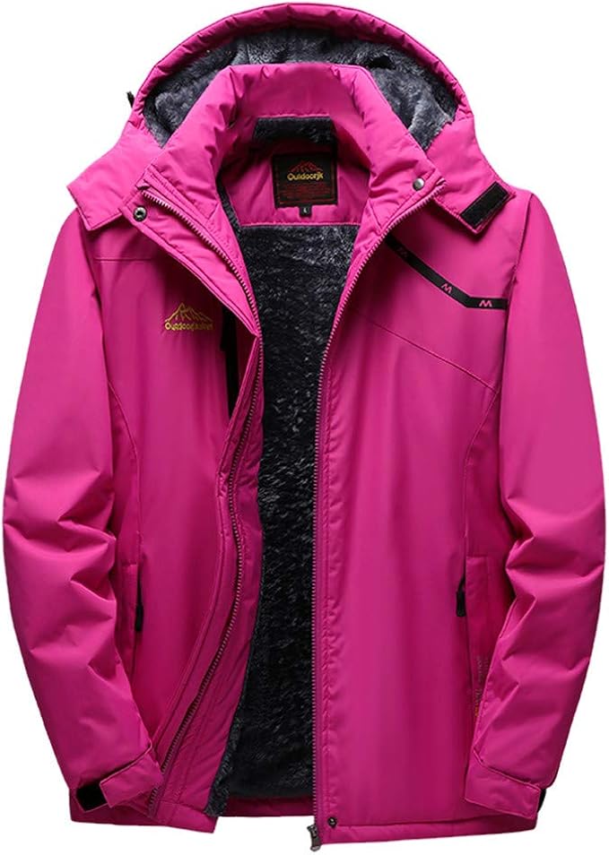 URIBAKE Women's Anoraks Winter Warm Quilted Outdoor Cashmere Thickening