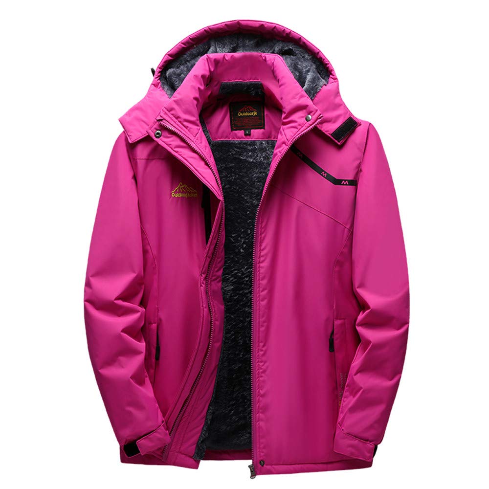 Kim88 Womens Jacketwomens Winter Outdoor Windproof Cashmere Thickening Hoodie Sport Assault Coat Parka Windbreaker With Zipper #womens #snowboard #jackets #uk