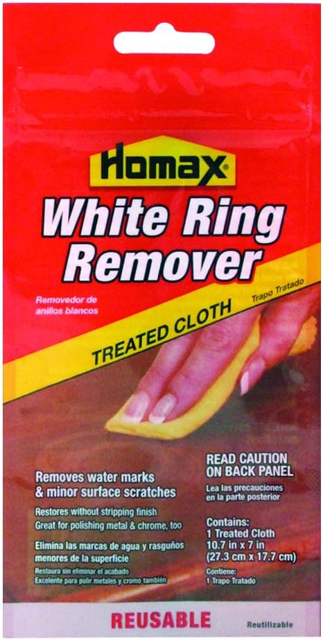 Homax Group 2236 Furniture White Ring Remover Cloth 7in X 11in