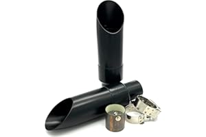 Radiant Cycles Shorty GP Exhaust Mufflers for 2015-2022 Indian Scout Bobber BLACK with Removable Baffle DB Killer Silencer