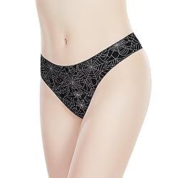 Coloranimal Halloween Gothic Thongs for Women's