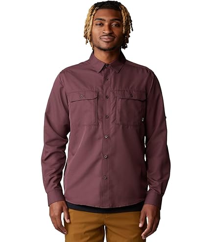 Mountain Hardwear Cottonwood 長袖シャツ XXL Amazon.com: Mountain Hardwear Men's Big Cottonwood Long
