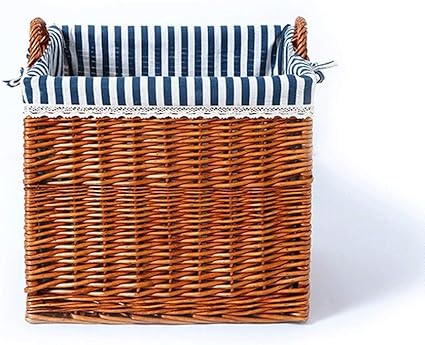 FYJ-Almacenamiento Cesto de Ropa de Mimbre: cesto de Ropa Sucia, Mimbre