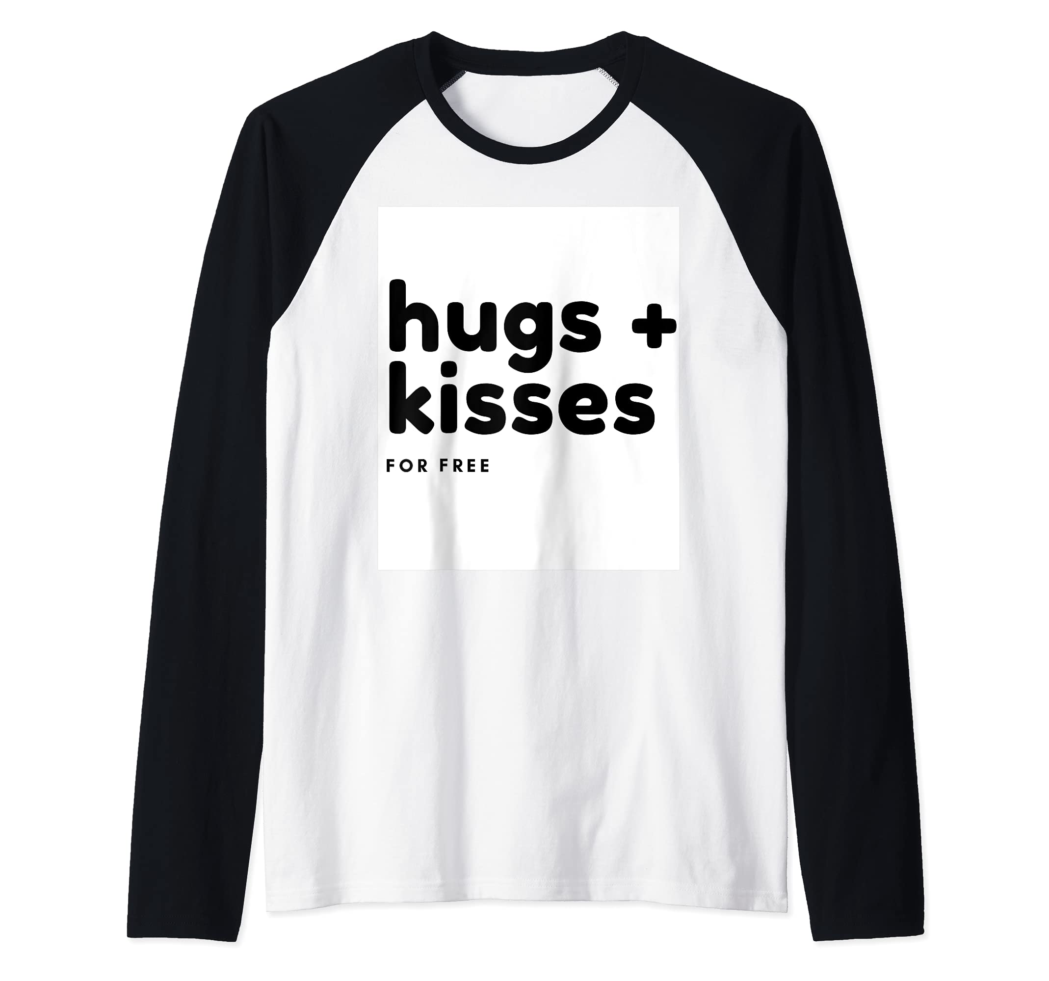 Hugs and Kisses Raglan Baseball Tee