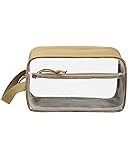TACTICISM Clear Toiletry Bag Men, Large Capacity