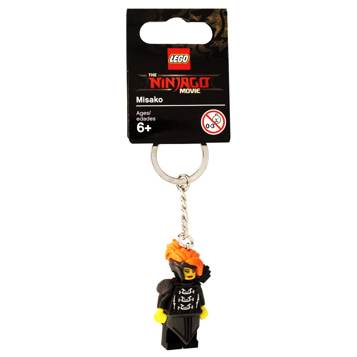 LEGO Ninjago Movie Misako Minifigure Keychain 853756