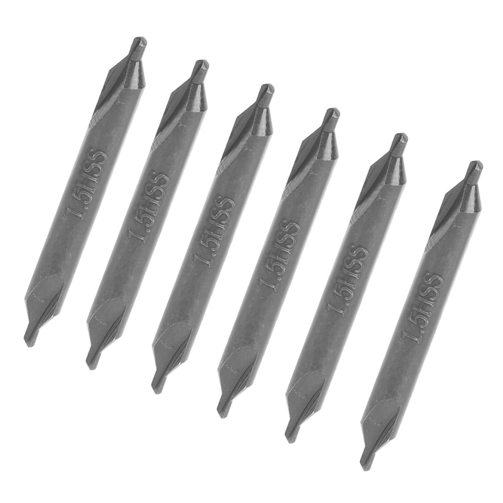 10Pcs Center Drill Bit HSS A‑Type for Die 1.5mm Stainless Steel All‑Ground Spiral Positioning Drill Bit