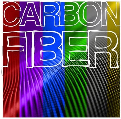 Meteorite Dark Grey True R Carbon Fiber 3" x 4" inch Sample for Wholesale Cast Vinyl Vehicle Wrap Film Professional Grade Bubble-Free Air Release VViViD USA