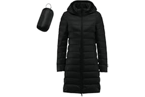 jbyrvq Womens Puffer Jacket 2023 Winter Warm Packable Down Jackets Lightweight Slim Fit Hooded Jacket Short Duck Down Coats