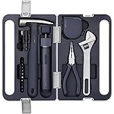 HOTO 3.6V Electric Screwdriver Tool Kit, Rechargeable Power Screwdriver Tool Kit, Includes Screwdriver/10 S2-Steel Bits/Spann