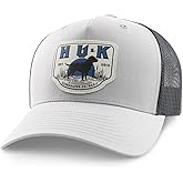 HUK Unisex Kids Trucker Hat, Anti-Glare Snapback Fishing Hat for Kids