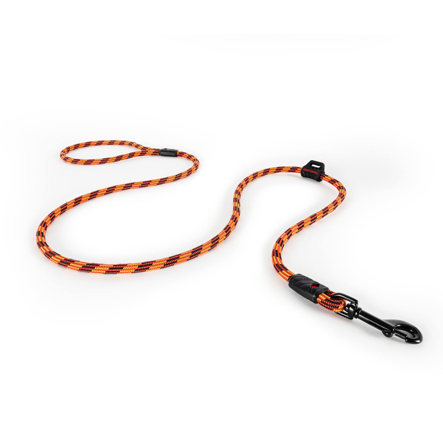 EZYDOG Summit LITE Dog Lead | Training Lead, Small Dogs, Medium Dogs, Large Dogs, Sturdy Dog Lead, 6mm Thickness, Strong Climbing Rope, 1.2M Lead (Orange)