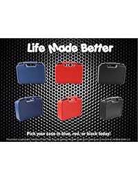 Life Made Better Organizador de almacenamiento, compatible con AAXA P5, P300, P700, P4X, IVATION, Philips, proyectores portátiles Brookstone y accesorios, funda de transporte duradera, color azul