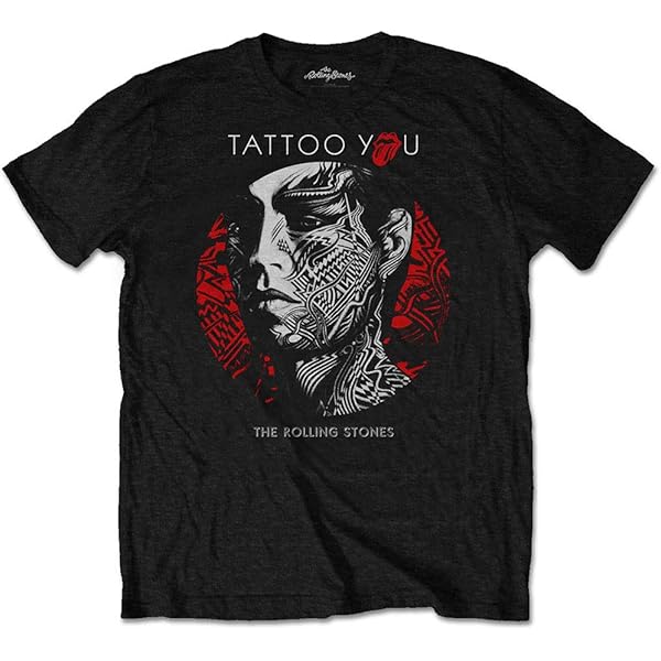 Amazon.com: Men's Rolling Stones Tattoo You Sublimation T-Shirt