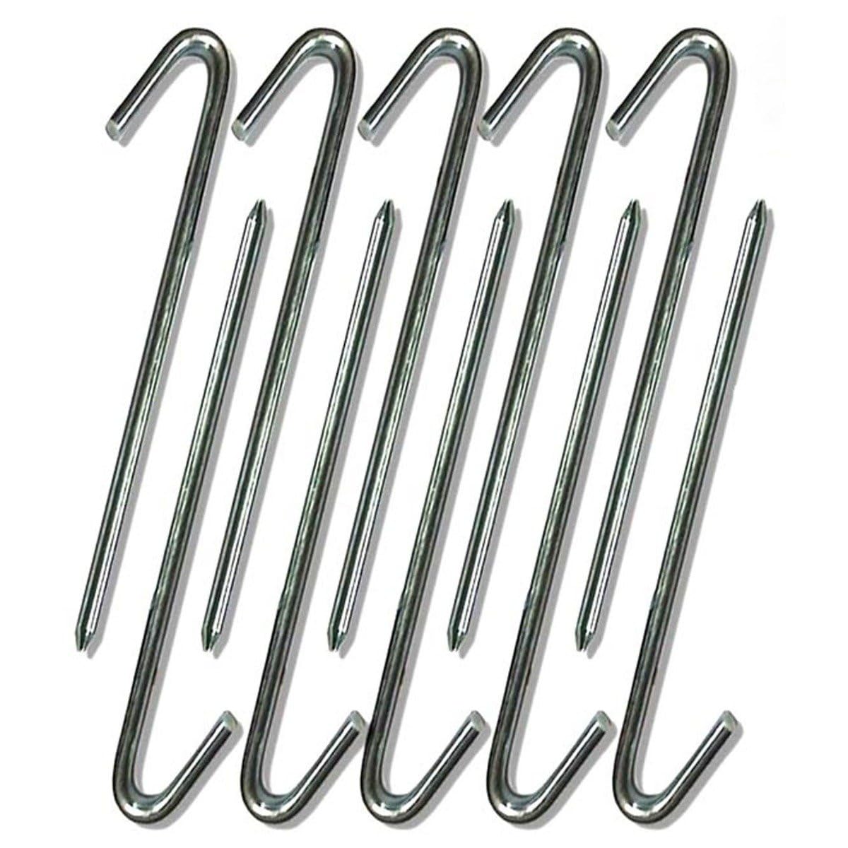 Mua Moose Supply Steel Tent Stakes - Heavy-Duty Ground Hook Spikes ...