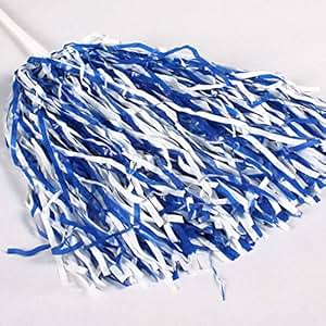 Amazon.com : Blue and White Pom Poms : Sports & Outdoors