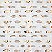Hanjunzhao Cat Fish Lion Fat Quarters Fabric Bundles,100% Cotton Quilting Fabric for Sewing Crafting,18