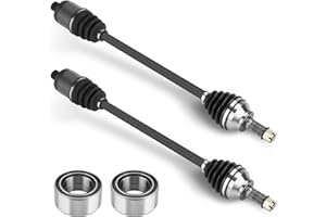 Chabushi Rear CV Axle Shaft & Wheel Bearings Set for Polaris RZR XP 1000 / XP 4 1000 (EPS High Lifter Dynamix) 2016-2020, RZR XP Turbo/XP 4 Turbo 2016-2019, 2 CV Axle Drive Replace for 1333439