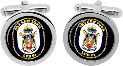 Gift Shop USS New York (LPD-21) Gemelos En Caja: Amazon.es: Joyería