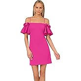 Adrianna Papell Womens Knit Crepe Cocktail Dress