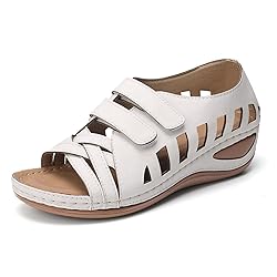 Arch Support Sandals Women's with Straps Orthopedic