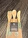 BamBoo Roots Bamboo Cutlery, Utensils 6-Pack, 6 Inches - 100% Organic Bamboo, Reusable, Biodegradable, BPA Free - Includes Two Forks, Two Spoons, Two Knives - Great for Camping and at Home