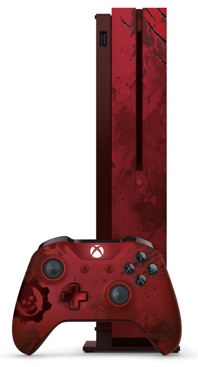 Xbox One S 2TB Console Gears of War 4 Limited Edition Bundle