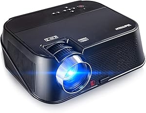 Vasttron HD Video Projector, Super Bright 5500 Lux Full HD 1080P 200" Supported Home Theater Projector, Compatible with TV Sticks, Hulu, PS4, Smart Phones, PCs & More for Movies, TV and Gaming