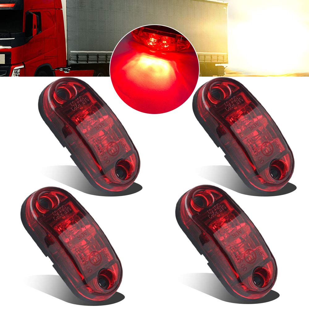 24/7Auto - Luci Di Posizione Laterali A 6 LED, 24 V, Con Staffe, Per Camion, Rimorchio, Camion - Foto 11