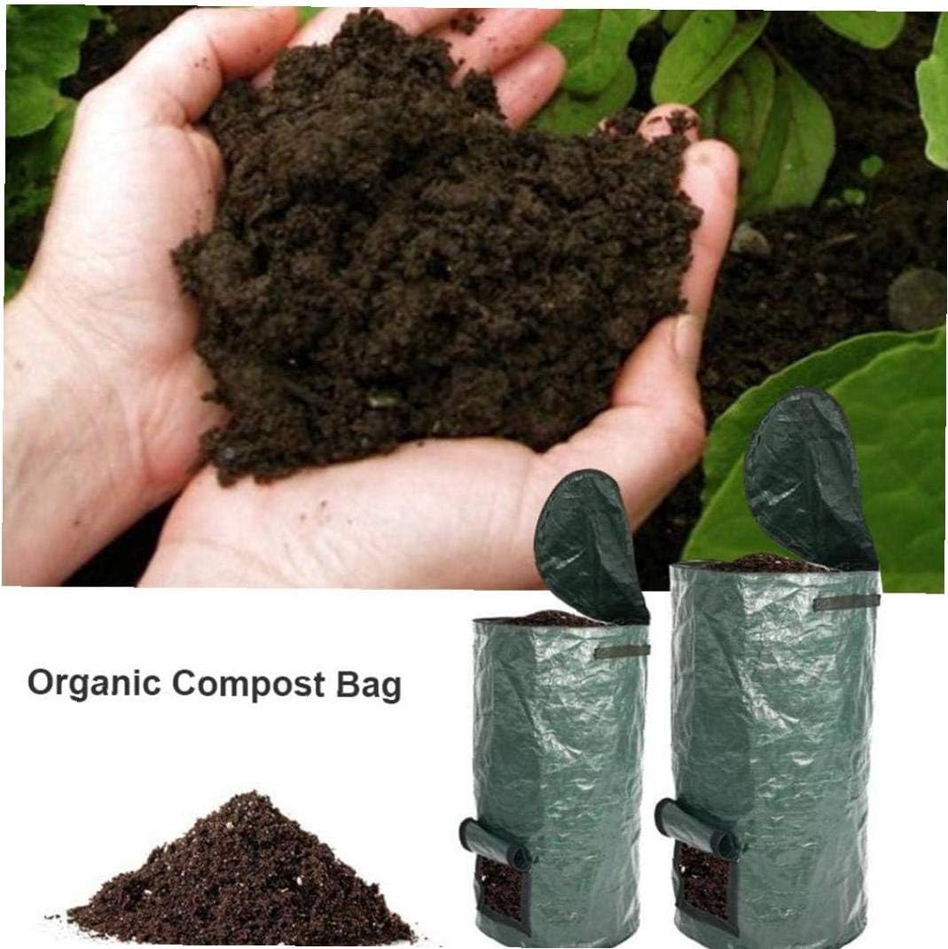 Garden Compost Bag, Composter Bin Pe Environmental Homemade Organic Ferment Waste Disposal for Yard: Kitchen & Dining