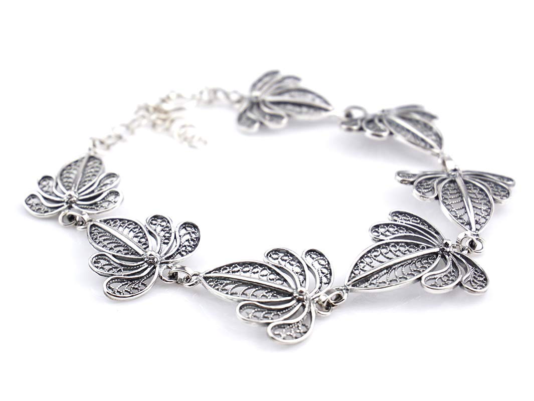 Portuguese Filigree BRACELET Leaves Viana Traditional