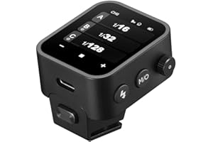 Flashpoint R2 Nano Touchscreen TTL Wireless Flash Trigger AKA Godox X3 C or X Nano, OLED Touchscreen Flash Transmitter, Compatible for Canon Camera Built-in Lithium Battery Quick Charge (Canon)