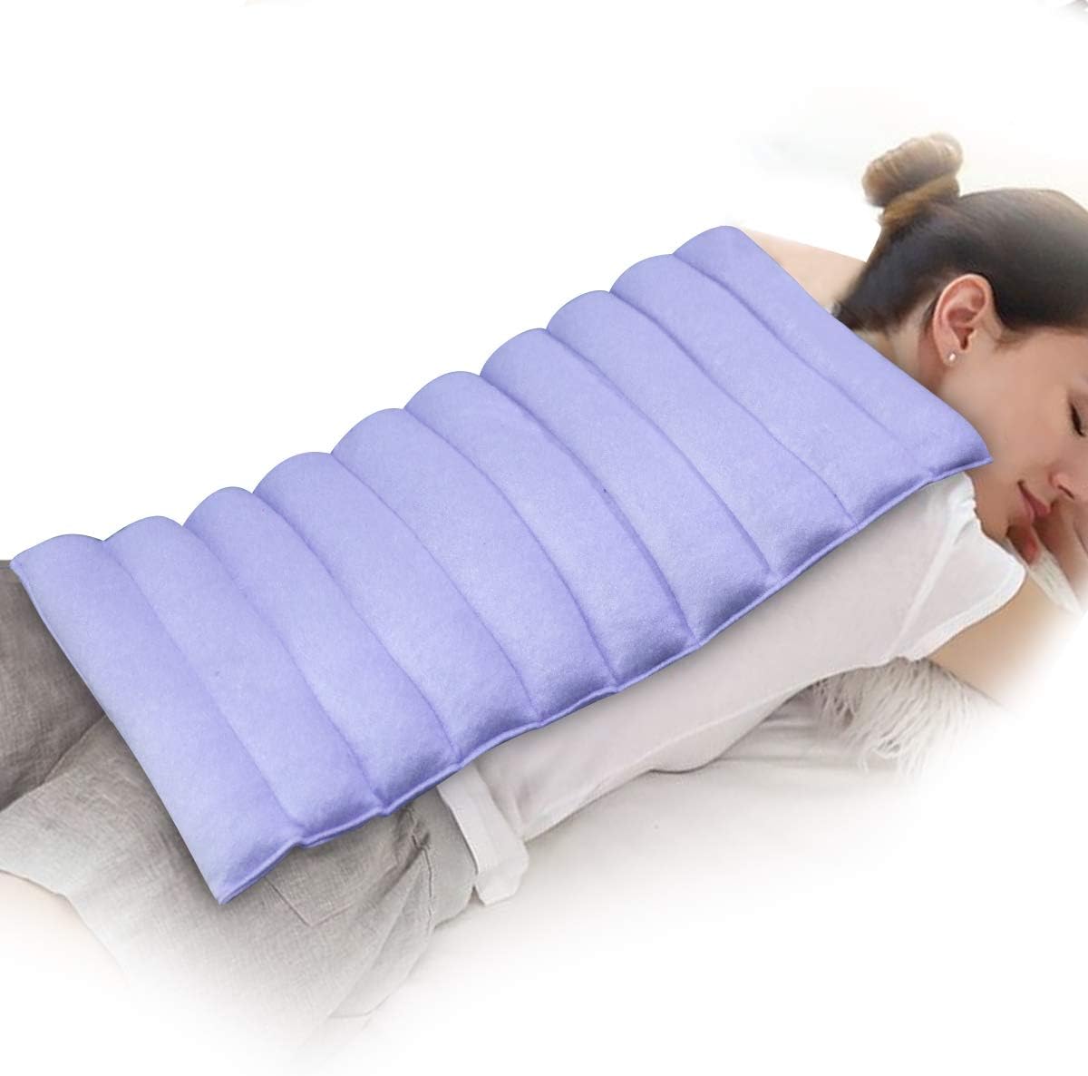 REVIX Extra Large Microwavable Heating Pad for Back Pain Microwave Heat Wrap for Stomach Cramps, Shoulder and Neck Moist Hot or Cold Therapy: Health & Personal Care