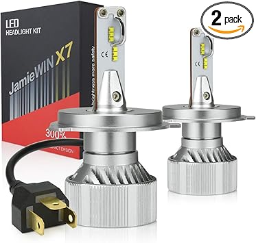 bombillas led h4 100 w 12000 lm zes chips 6000 k xenon blanco luz alta baja 9003 led faro conversion kit de 2 unidades