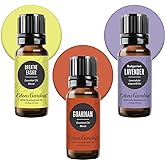 Edens Garden Essential Oils Well-Being 3 Set – 100% Pure Therapeutic Grade, Undiluted, Natural Aromatherapy for Skin, Diffusers & Home – Includes: Breathe Easier, Guardian & Lavender, 10 ml/ 3 Pack