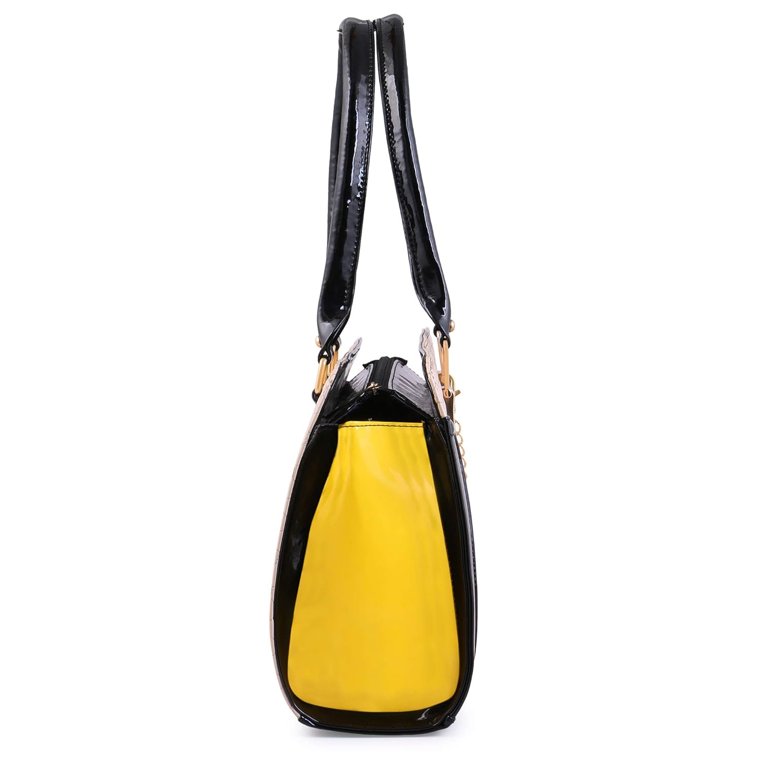 women marks women's handbag and wallet (black&, cream combo of 2)