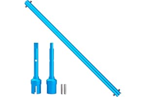 GoHobby Aluminum Main Drive Shaft Propeller Shaft & Main Drive Shaft Joint Cups for Tamiya TT02 Upgrades, Replaces TAM54501 TAM54502