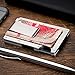 Money Clip Men Metal Wallet Credit Card Business Card Holder 77.5g by JIMITE (Silver)