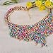 Acrylic Beads Tassel Chunky Collar Choker Statement Necklace Pendant H130K01