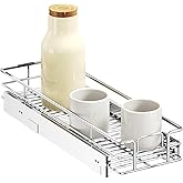 LOVMOR Pull Out Cabinet Organizer 7½" W x 21½" D, Kitchen Cabinet Pull Out Shelves Slide Out Storage