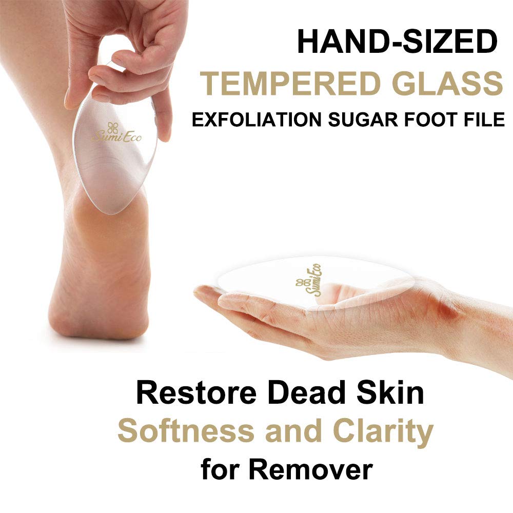 Colossal Innovative Nano Glass Callus Remover Foot File - Coarse Foot Rasp Colossal Foot Scrubber Salon Home Pedicure Foot Care Tool for Soft Feet (1PC): Health & Personal Care