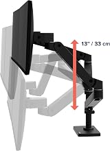 Ergotron LX Pro Premium Vertical Dual Monitor Arm up to 27 Inches view 6