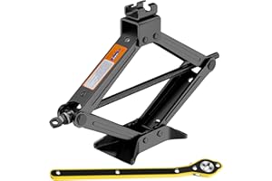 TBXWLRF Car Jack - Max 1 Ton(2,204lbs),Car Scissor Jack Kit,Scissor Lift/Floor Jacks with Saving Effort Ratchet Handle，Universal Car Emergency Tool for Auto/SUV/Mpv