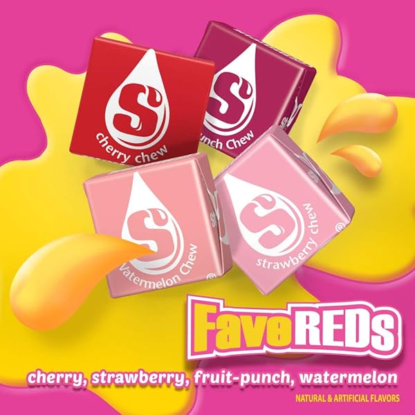 STARBURST, FAVEREDS FRUIT CHEWS CANDY PARTY SIZE BAG, 50 OZ (PACK OF 1)