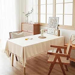 ArtBud Farmhouse Wipeable Tablecloth Vinyl