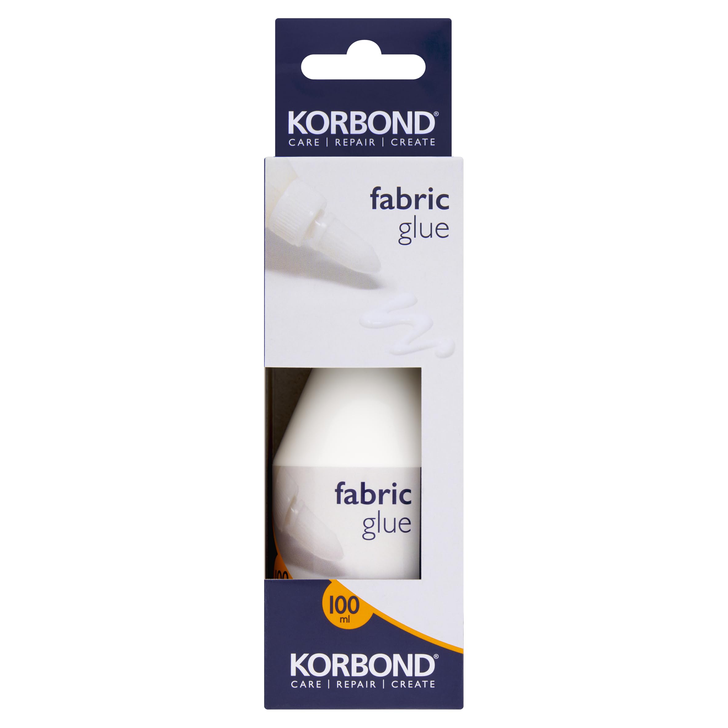 Korbond Craft Craft Glue – 100ml – Water Based & Non-Toxic - Fast Setting & Clear Drying Textile Adhesive